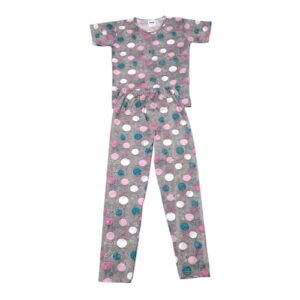 بلوز شلوار نخی سپید راحتی